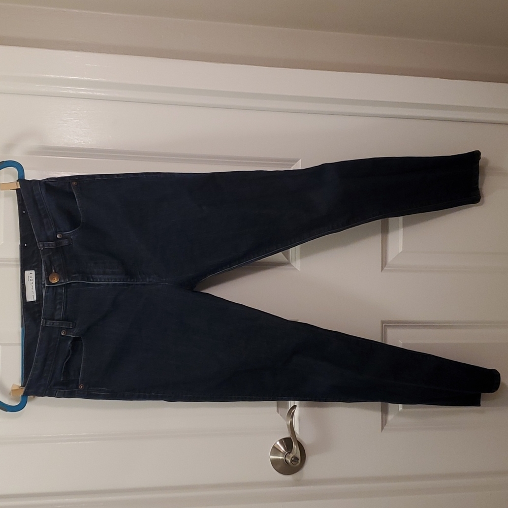LOFT jeans modern high waist skinny ankle size 8